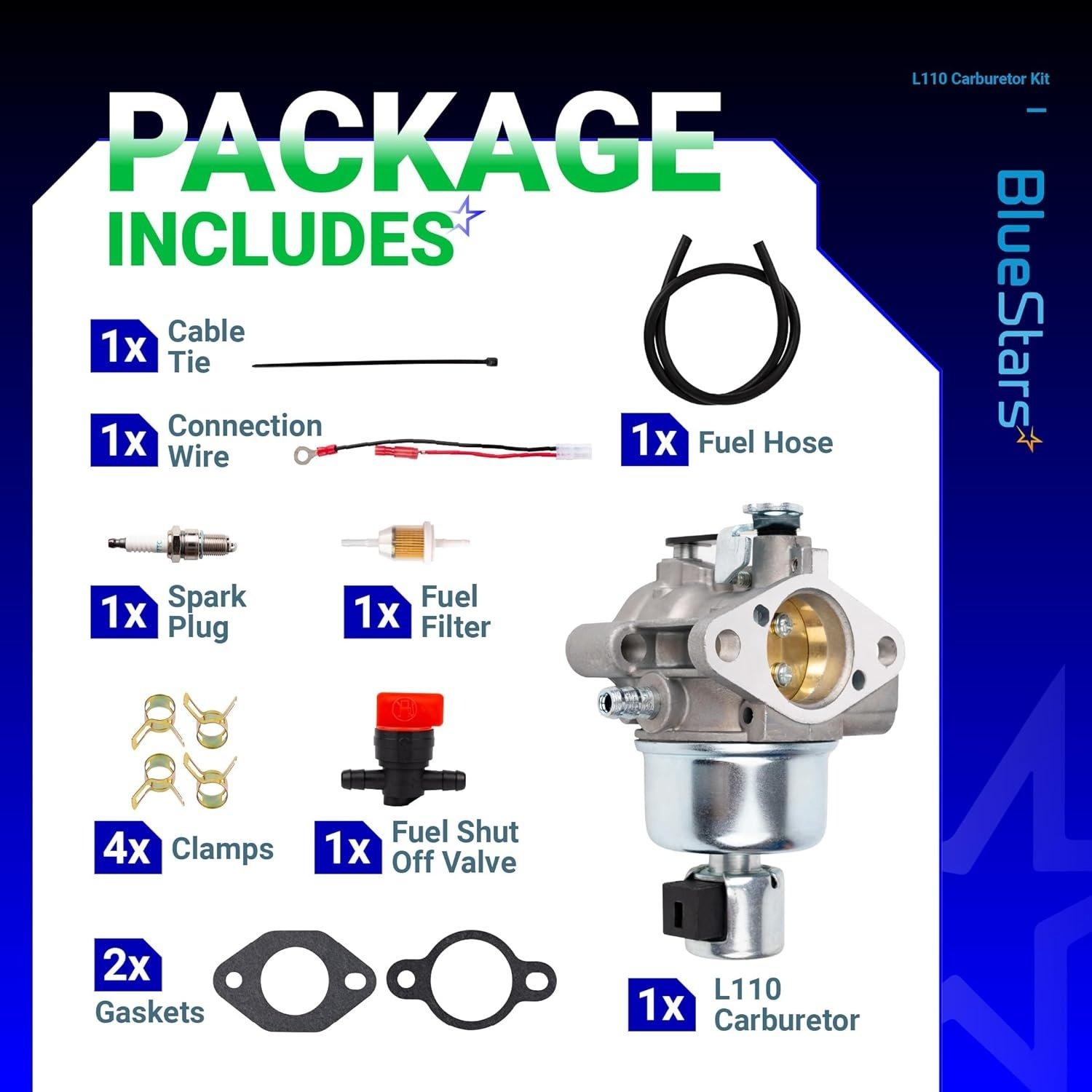 [Lifetime Warranty] L110 CV15S Carburetor Kit image 1