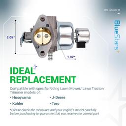 [Lifetime Warranty] L110 CV15S Carburetor Kit thumbnail 2