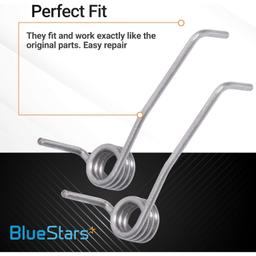 [Lifetime Warranty] DA61-08314A Refrigerator Divider Door Spring Replacement - Compatible with Samsung Refrigerators RF261BEAEBC/AA RF260BEAEBC/AA RF261BEAESR/AA - Pack of 2 thumbnail 1