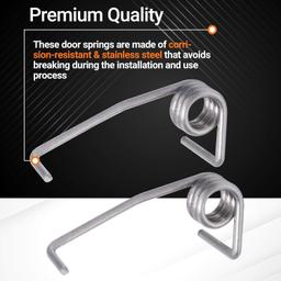 [Lifetime Warranty] DA61-08314A Refrigerator Divider Door Spring Replacement - Compatible with Samsung Refrigerators RF261BEAEBC/AA RF260BEAEBC/AA RF261BEAESR/AA - Pack of 2 thumbnail 2