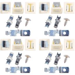 [Lifetime Warranty] Appliance Door Latch Kit 279570 PS334230 AP3094183 14205029 236877 420198 423232 EED4300TQ0 LTE5243DQ6 - Compatible with GE Whirlpool Kenmore Roper KitchenAid Dryers - Pack of 4 thumbnail 0