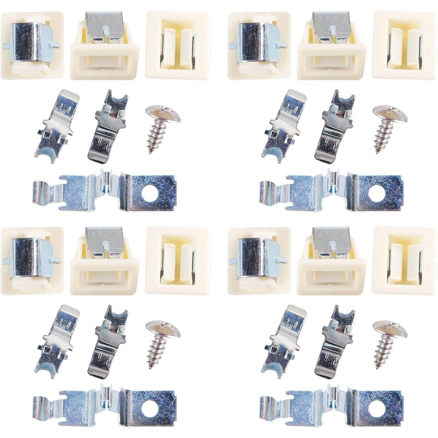 [Lifetime Warranty] Appliance Door Latch Kit 279570 PS334230 AP3094183 14205029 236877 420198 423232 EED4300TQ0 LTE5243DQ6 - Compatible with GE Whirlpool Kenmore Roper KitchenAid Dryers - Pack of 4 image 0