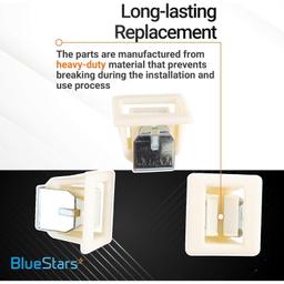 [Lifetime Warranty] Appliance Door Latch Kit 279570 PS334230 AP3094183 14205029 236877 420198 423232 EED4300TQ0 LTE5243DQ6 - Compatible with GE Whirlpool Kenmore Roper KitchenAid Dryers - Pack of 4 thumbnail 3