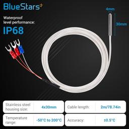 [Lifetime Warranty] RTD PT100 Temperature Sensor Probe 3-Wire Digital thumbnail 6
