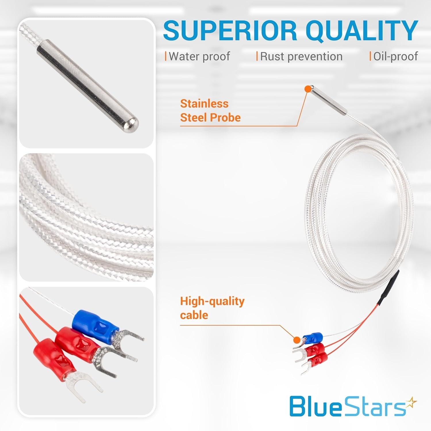 [Lifetime Warranty] RTD PT100 Temperature Sensor Probe 3-Wire Digital image 5