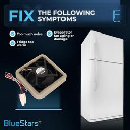 [Lifetime Warranty] DA81-06013A U92C12MS1B3-52 DA31-00287A Refrigerator Evaporator Fan Motor for Samsung RF18HFENBSR, RF28HFEDBSR, RF26HFENDSR, RF260BEAESR, RF263BEAESR, RF28HMEDBSR, RF30HBEDBSR thumbnail 2