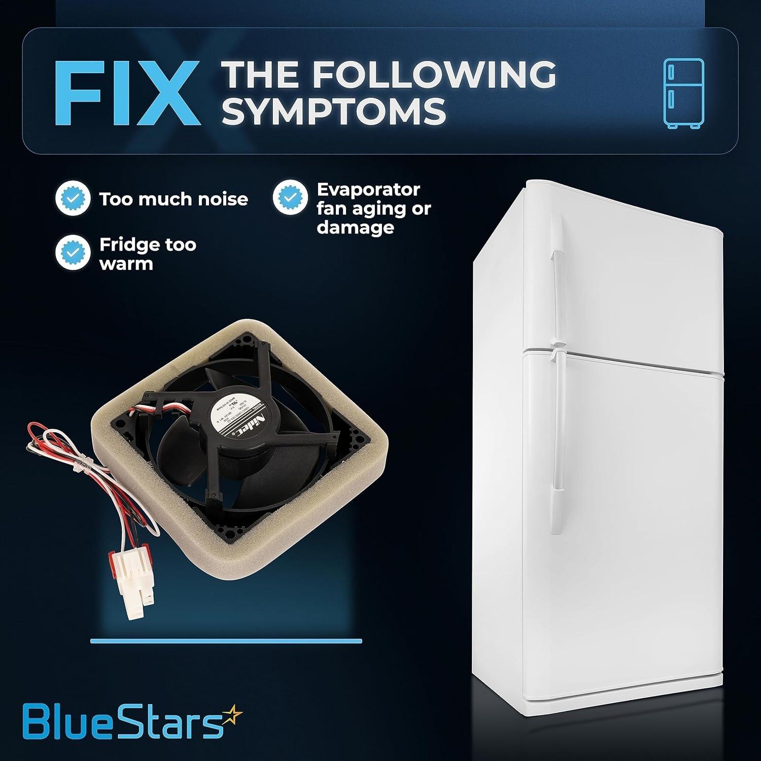 [Lifetime Warranty] DA81-06013A U92C12MS1B3-52 DA31-00287A Refrigerator Evaporator Fan Motor for Samsung RF18HFENBSR, RF28HFEDBSR, RF26HFENDSR, RF260BEAESR, RF263BEAESR, RF28HMEDBSR, RF30HBEDBSR image 2