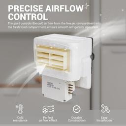 [Lifetime Warranty] 242303001 Air Damper Control Assembly - For Frigidaire Crosley White-Westinghouse Refrigerator - Replaces AP5788340, PS8746718, EAP8746718, 3016452 Fits DFH, FFE, FFH, FFS, LFS thumbnail 6