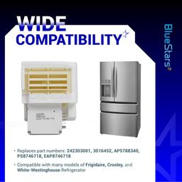 [Lifetime Warranty] 242303001 Air Damper Control Assembly - For Frigidaire Crosley White-Westinghouse Refrigerator - Replaces AP5788340, PS8746718, EAP8746718, 3016452 Fits DFH, FFE, FFH, FFS, LFS thumbnail 4