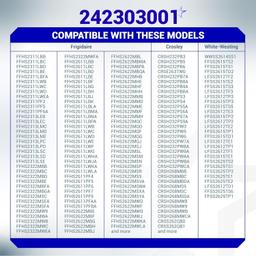 [Lifetime Warranty] 242303001 Air Damper Control Assembly - For Frigidaire Crosley White-Westinghouse Refrigerator - Replaces AP5788340, PS8746718, EAP8746718, 3016452 Fits DFH, FFE, FFH, FFS, LFS thumbnail 2