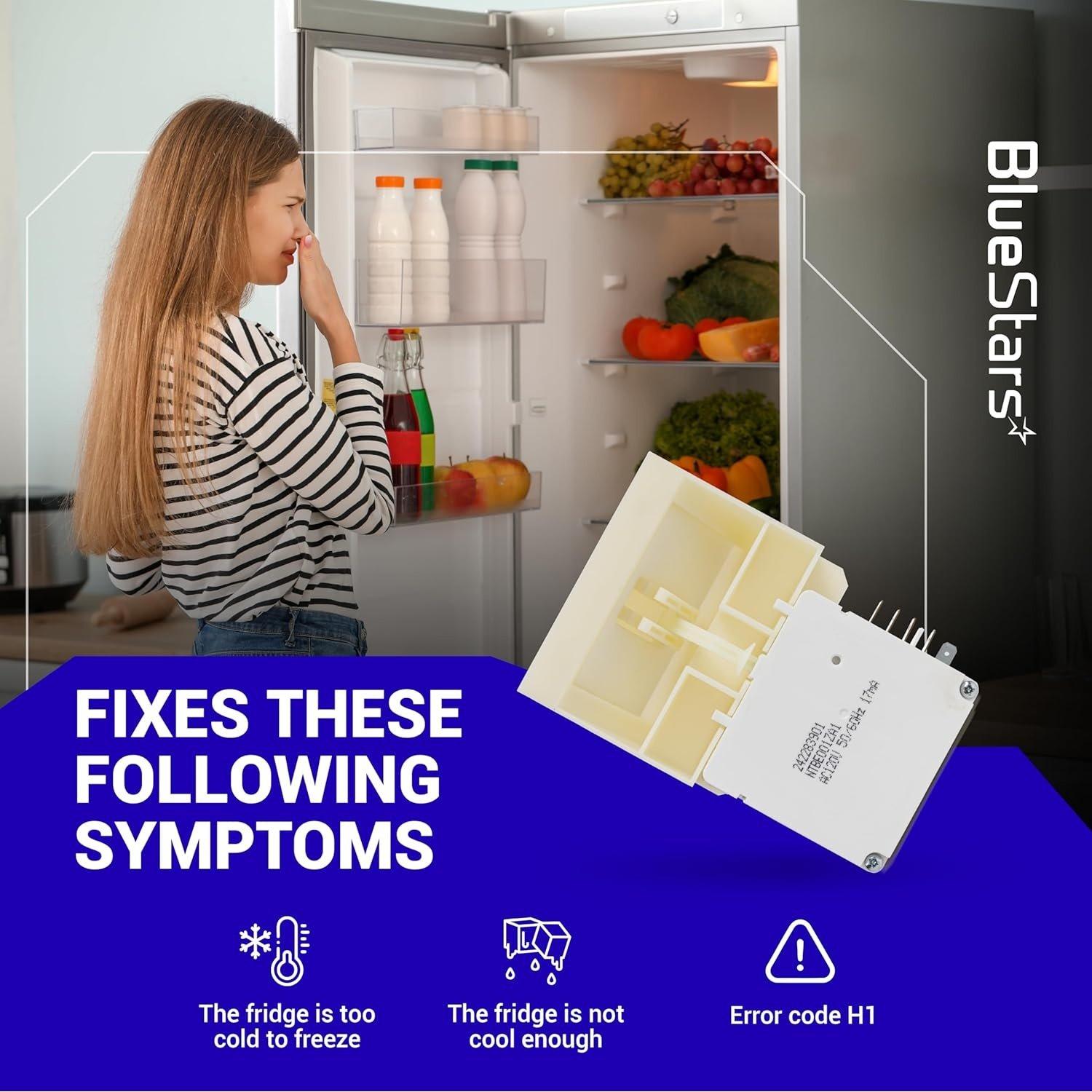 [Lifetime Warranty] 242303001 Air Damper Control Assembly - For Frigidaire Crosley White-Westinghouse Refrigerator - Replaces AP5788340, PS8746718, EAP8746718, 3016452 Fits DFH, FFE, FFH, FFS, LFS image 1