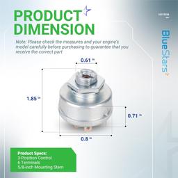 [Lifetime Warranty] 103-0206 Ignition Switch thumbnail 6