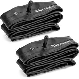 [Lifetime Warranty] 20 X 1.75/1.95/2.10/2.125 inch Bicycle Tire Inner Tubes - Pack of 2 thumbnail 0