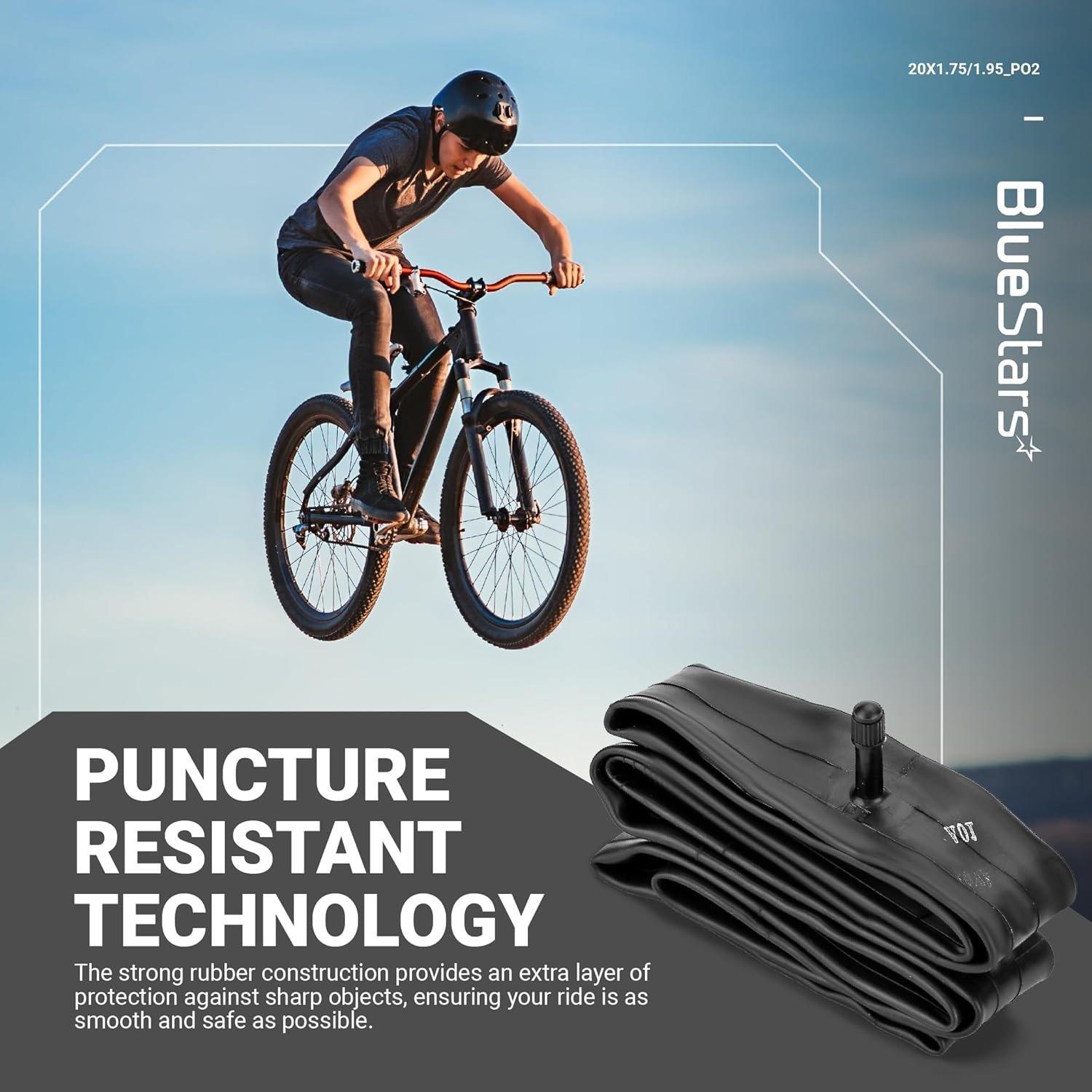 [Lifetime Warranty] 20 X 1.75/1.95/2.10/2.125 inch Bicycle Tire Inner Tubes - Pack of 2 image 7