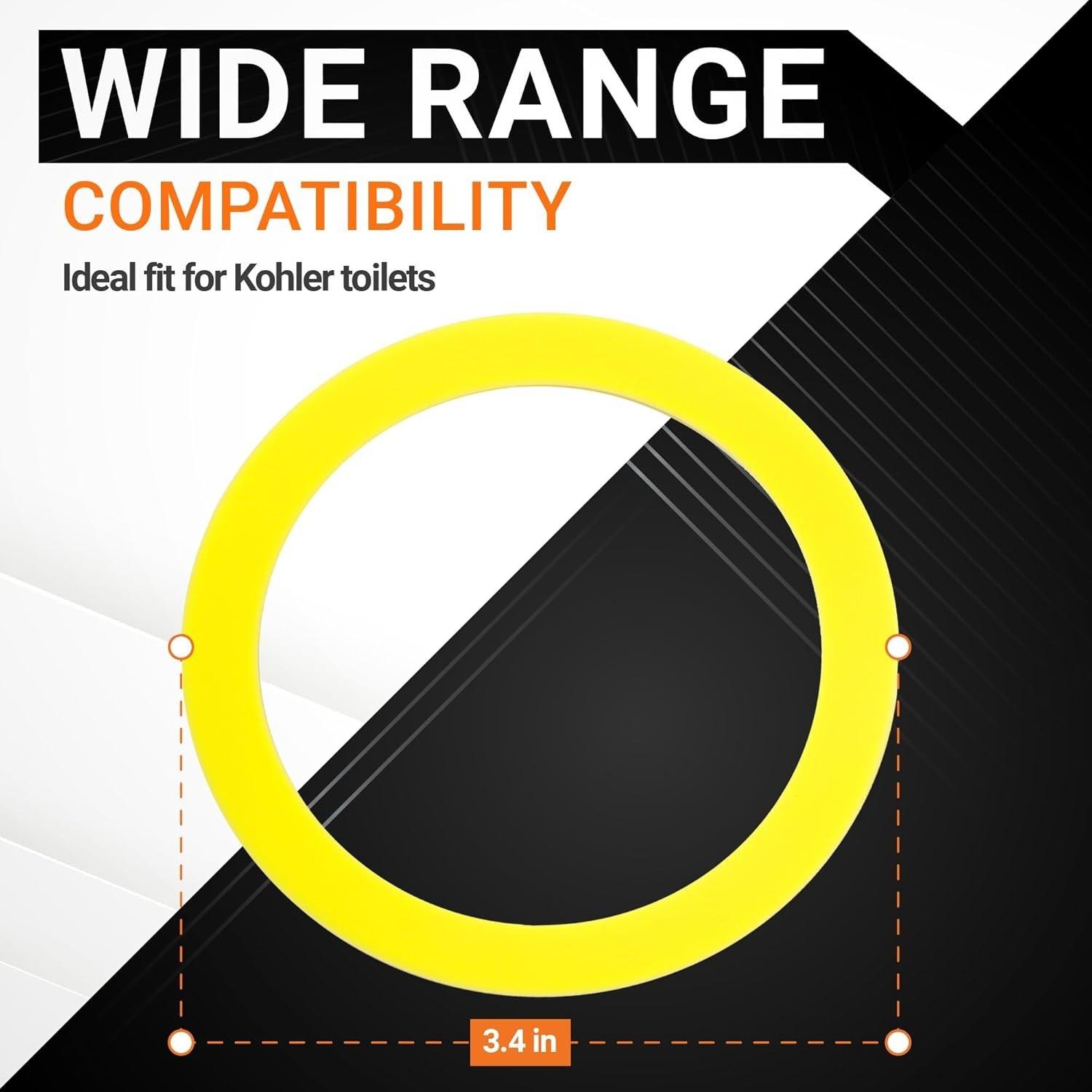 [Lifetime Warranty] K-GP1059291 Canister Flush Valve Seal - Pack of 2 image 2