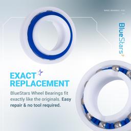 [Lifetime Warranty] C-60 C60 Pool Cleaner Wheel Ball Bearings - Pack of 8 thumbnail 1
