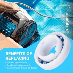 [Lifetime Warranty] C-60 C60 Pool Cleaner Wheel Ball Bearings - Pack of 8 thumbnail 4