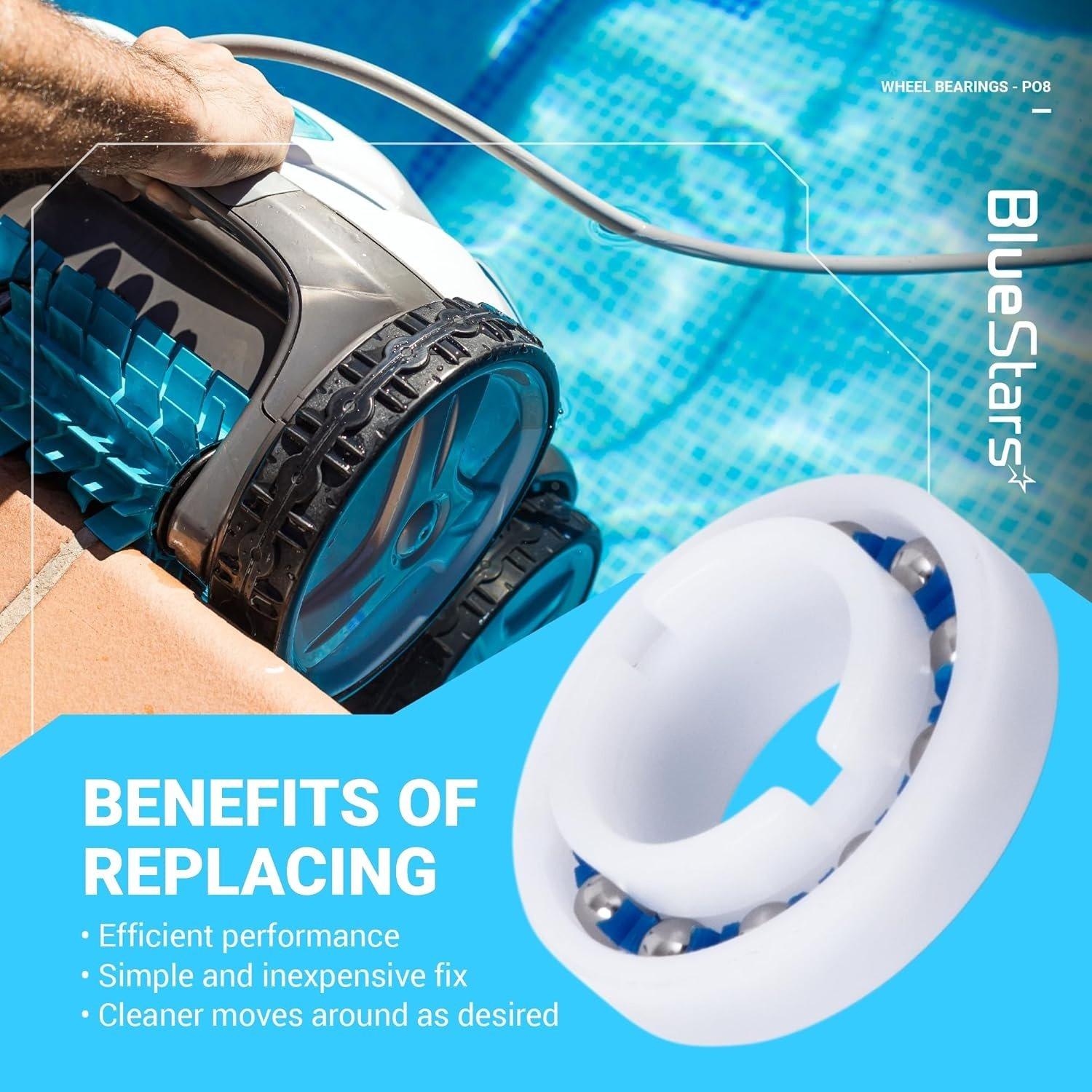 [Lifetime Warranty] C-60 C60 Pool Cleaner Wheel Ball Bearings - Pack of 8 image 4