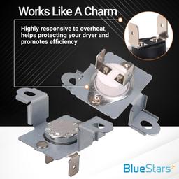 BlueStars 4 Packs 6931EL3003D Dryer Thermostat Thermal Fuse - Compatible with LG Kenmore GE Dryers – Replaces AP4440975 6931EL3003E thumbnail 5