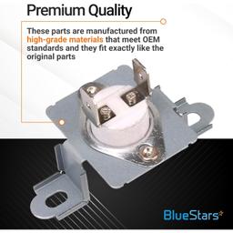 BlueStars 4 Packs 6931EL3003D Dryer Thermostat Thermal Fuse - Compatible with LG Kenmore GE Dryers – Replaces AP4440975 6931EL3003E thumbnail 2