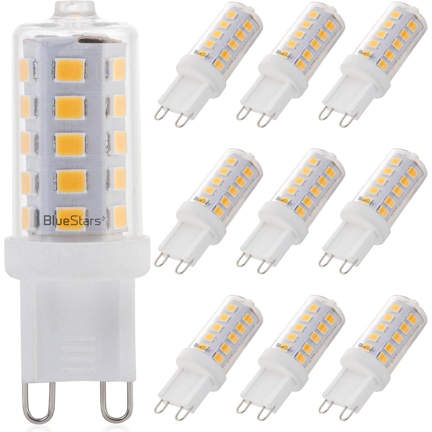 [Lifetime Warranty] G9 LED Bulbs, 4W (40W Equivalent), Warm White, Dimmable, No-Flicker - Pack of 10 image 0