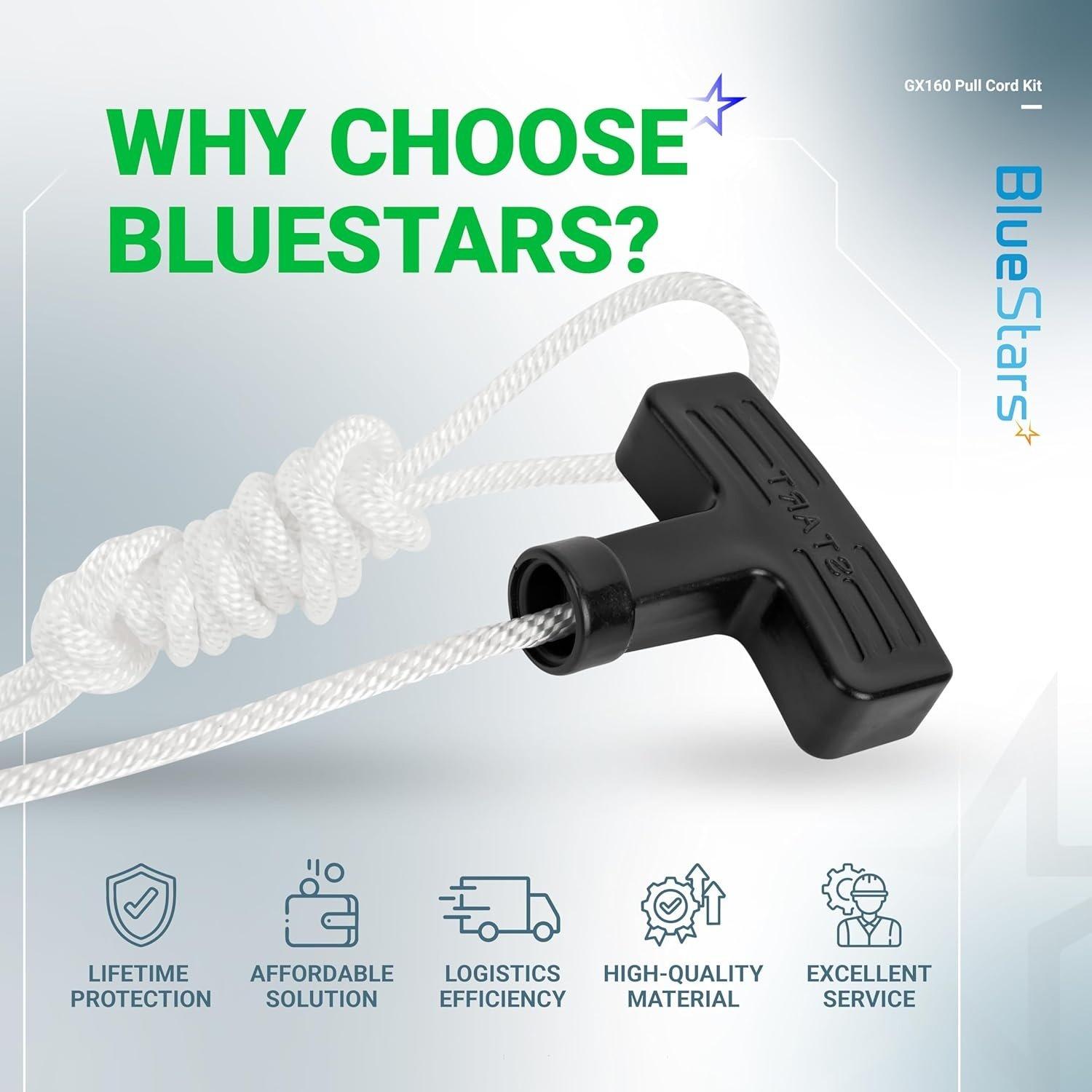 [Lifetime Warranty] Predator 212 CT200u GX160 Pull Start Cord Rope image 1