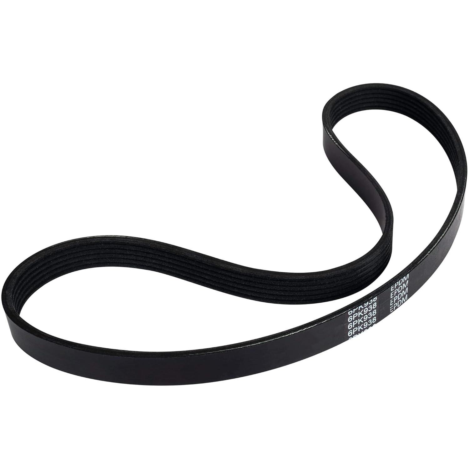 6K938 Standard V-Ribbed Serpentine Belt image 0