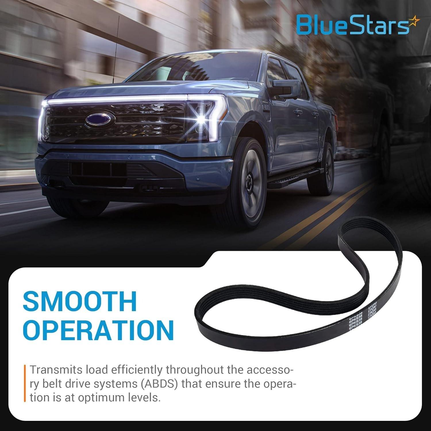 6K938 Standard V-Ribbed Serpentine Belt image 5