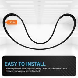 6K938 Standard V-Ribbed Serpentine Belt thumbnail 2