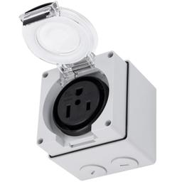 [Lifetime Warranty] NEMA 6-50R Outdoor Power Outlet Box, 50A 250V 3 Pole 4 Wire thumbnail 0