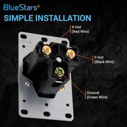 [Lifetime Warranty] NEMA 6-50R Outdoor Power Outlet Box, 50A 250V 3 Pole 4 Wire thumbnail 3