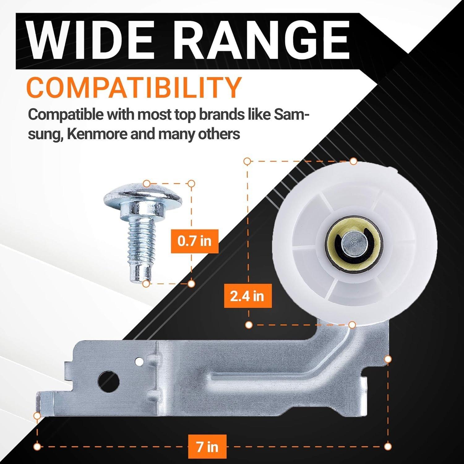 6602-001655 & DC93-00634A & DC61-01215B Complete Dryer Kit image 1