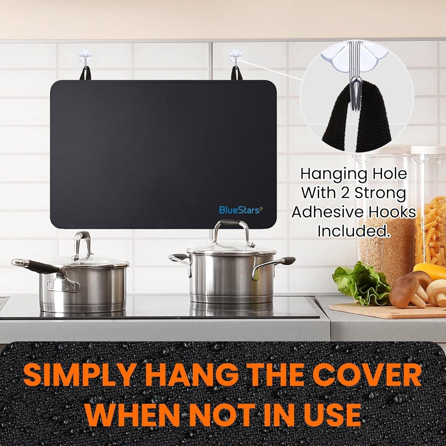 Silicone Stove Top Cover, 28.5x20.5, Black image 5