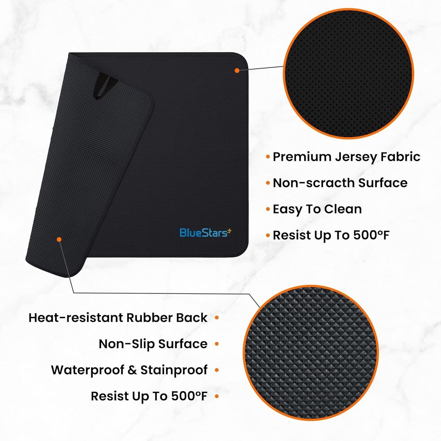 Silicone Stove Top Cover, 28.5x20.5, Black image 4