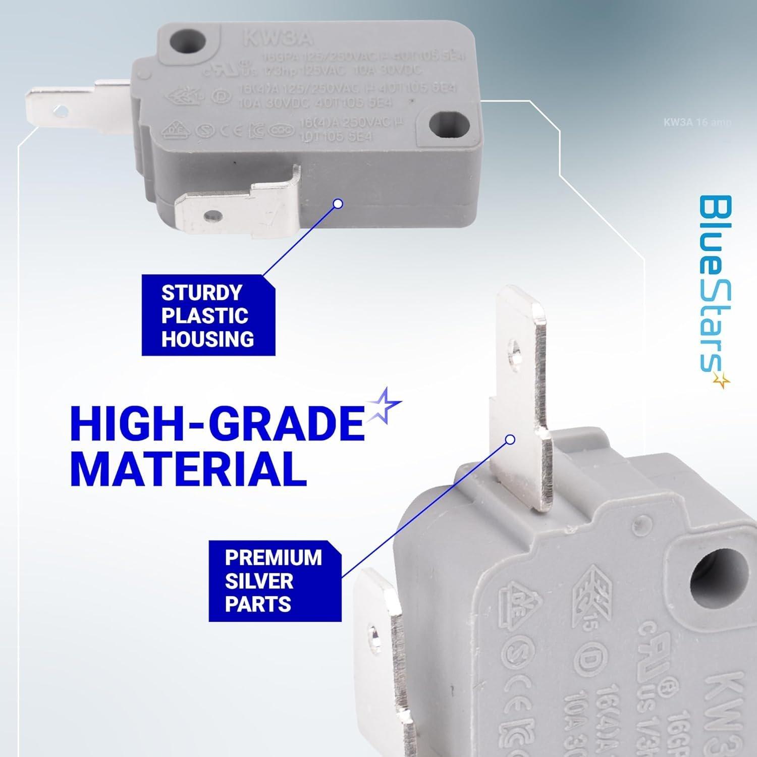 KW3A Microwave Oven Door Switch 16Amp 125V/250V Door Interlock Switch Kit image 5