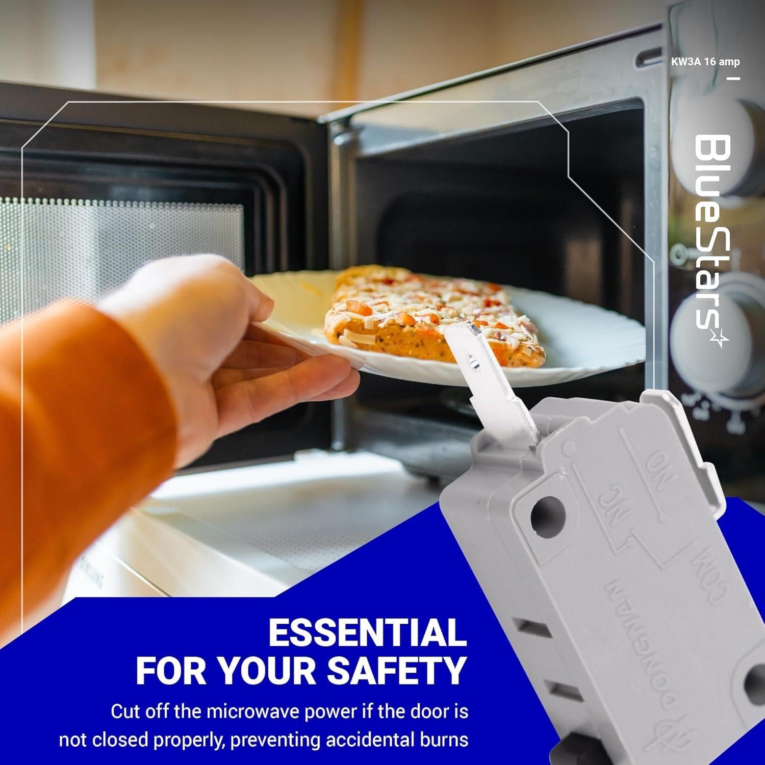 KW3A Microwave Oven Door Switch 16Amp 125V/250V Door Interlock Switch Kit image 4