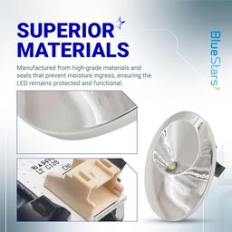 [Lifetime Warranty] WR55X11132 WR55X25754 Refrigerator LED Light and Cover Replacement - Compatible with GE General Electric Refrigerators - Replaces WR55X26487 WR55X30603 AP5646375 PS4704284 3033142 thumbnail 5