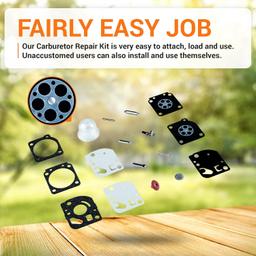 RB-29 Carburetor Rebuild Kit with Primer Bulb thumbnail 4