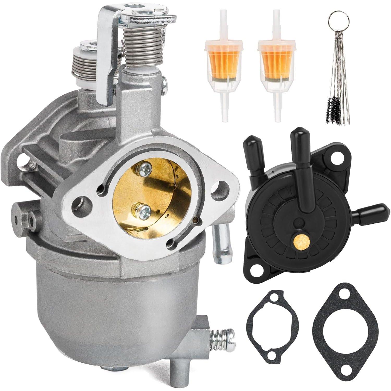 [Lifetime Warranty] Carburetor Kit for Kawasaki 13HP FJ400D Engine - Compatible with EZGO RXV 2008-Up, TXT 2010-2015, Valor 2010-2014 - Includes Fuel Pump image 0