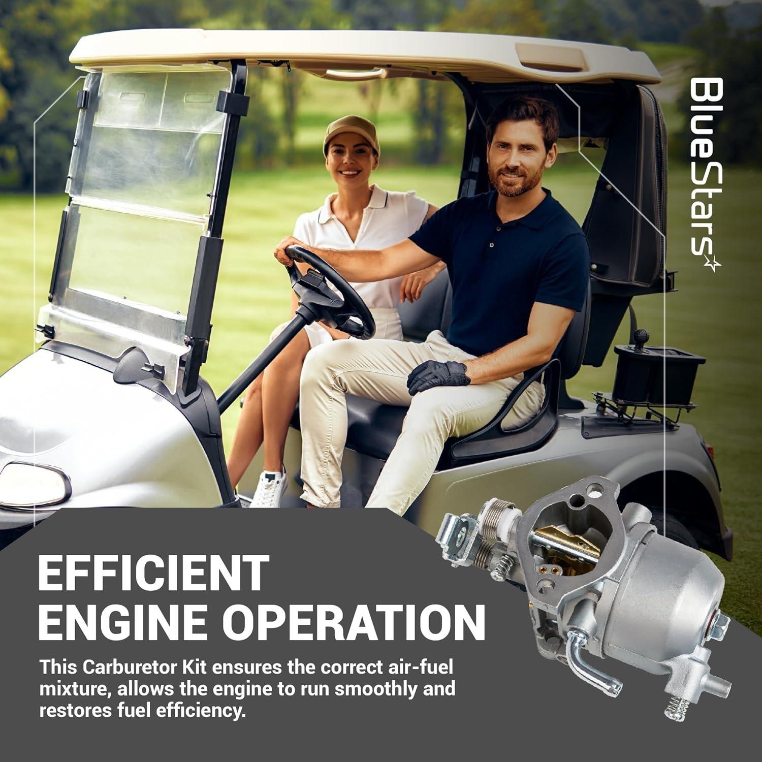 [Lifetime Warranty] Carburetor Kit for Kawasaki 13HP FJ400D Engine - Compatible with EZGO RXV 2008-Up, TXT 2010-2015, Valor 2010-2014 - Includes Fuel Pump image 5