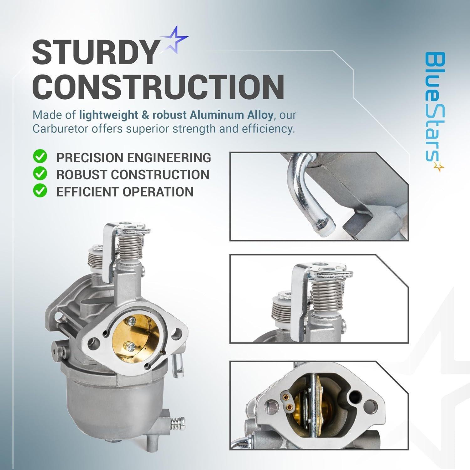 [Lifetime Warranty] Carburetor Kit for Kawasaki 13HP FJ400D Engine - Compatible with EZGO RXV 2008-Up, TXT 2010-2015, Valor 2010-2014 - Includes Fuel Pump image 4