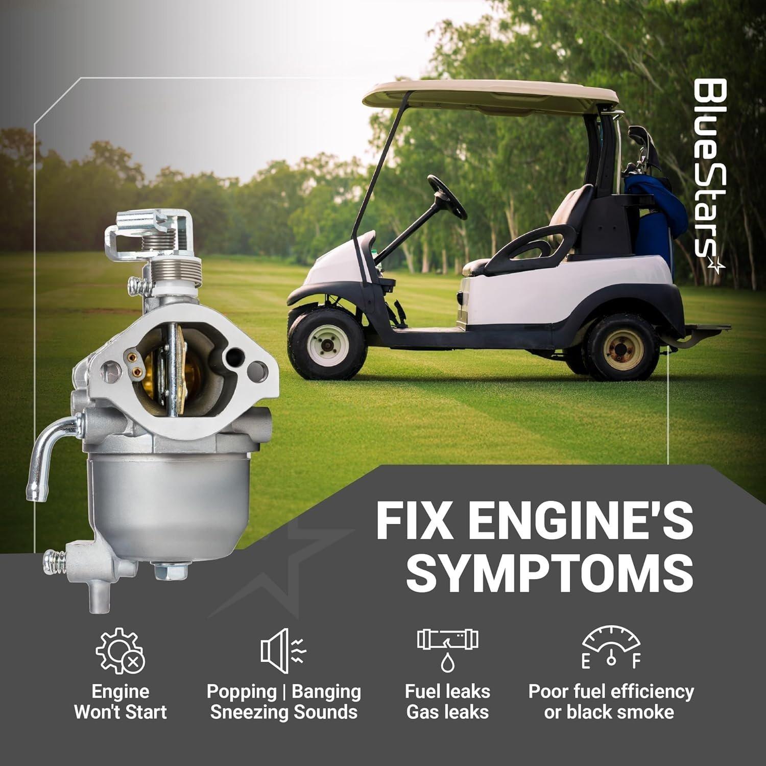 [Lifetime Warranty] Carburetor Kit for Kawasaki 13HP FJ400D Engine - Compatible with EZGO RXV 2008-Up, TXT 2010-2015, Valor 2010-2014 - Includes Fuel Pump image 3