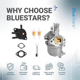 [Lifetime Warranty] Carburetor Kit for Kawasaki 13HP FJ400D Engine - Compatible with EZGO RXV 2008-Up, TXT 2010-2015, Valor 2010-2014 - Includes Fuel Pump thumbnail 8