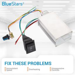 DC Motor Speed Controller with Forward-Brake-Reverse Switch & Adjustable Potentiometer thumbnail 5
