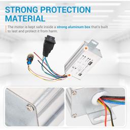 DC Motor Speed Controller with Forward-Brake-Reverse Switch & Adjustable Potentiometer thumbnail 4