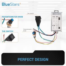 DC Motor Speed Controller with Forward-Brake-Reverse Switch & Adjustable Potentiometer thumbnail 3