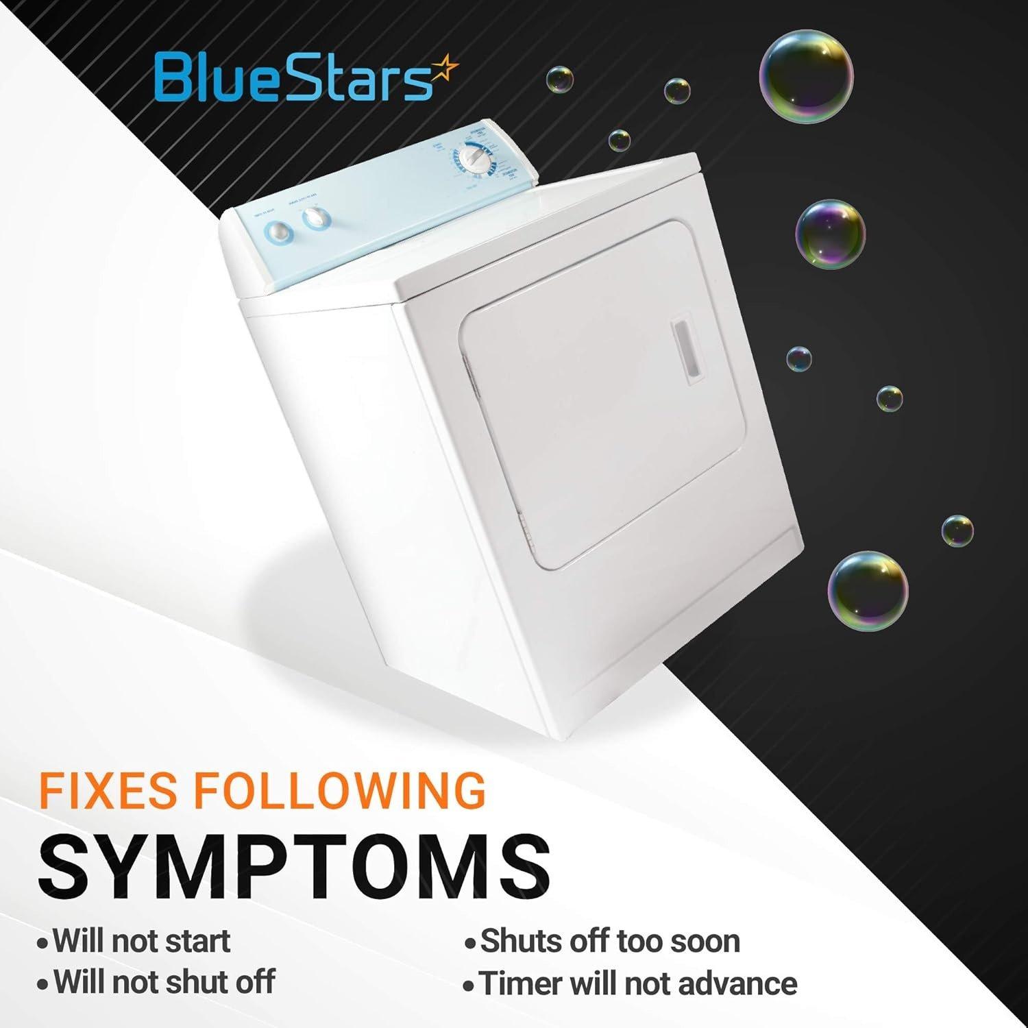 [Lifetime Warranty] WE1M964 Dryer Timer Control Knob with Metal Ring - Compatible with GE Dryers - Replaces 1811122 AP4980845 PS3487132 AH3487132 EAP3487132 (Gray) - Pack of 2 image 3