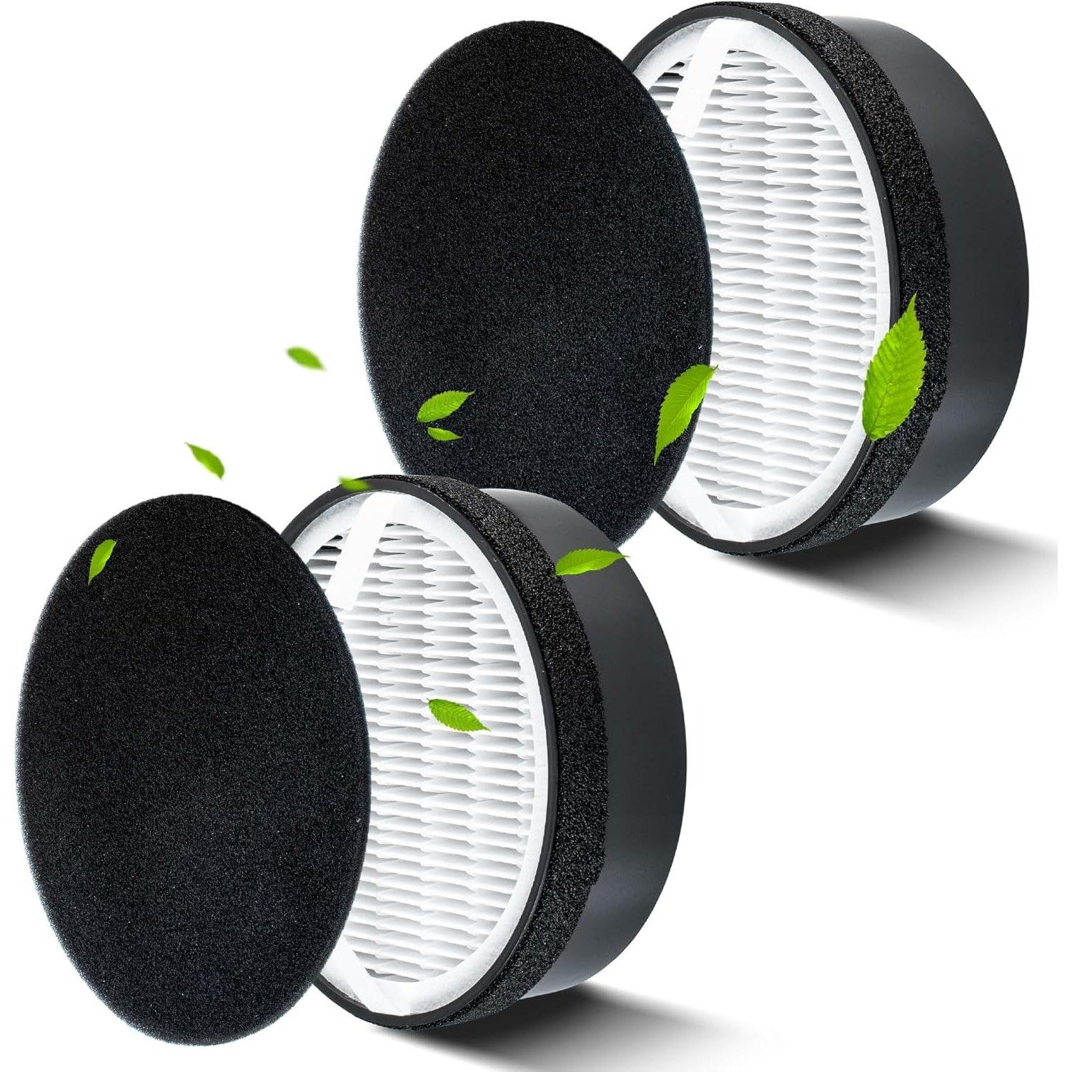 2 Pack EVOIT LV-H132 Air Purifier Filter, 3-in-1 Nylon Pre-Filter image 0