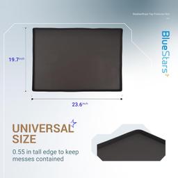 23.6" x 19.7" Silicone Washer Dryer Top Protector Mat thumbnail 5