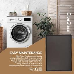 23.6" x 19.7" Silicone Washer Dryer Top Protector Mat thumbnail 1